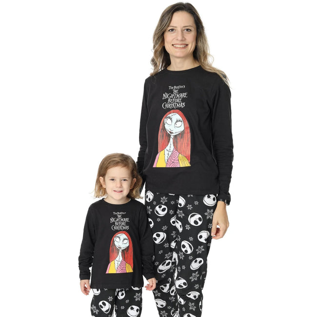 Black-White - Back - Nightmare Before Christmas Mens Pajama Set