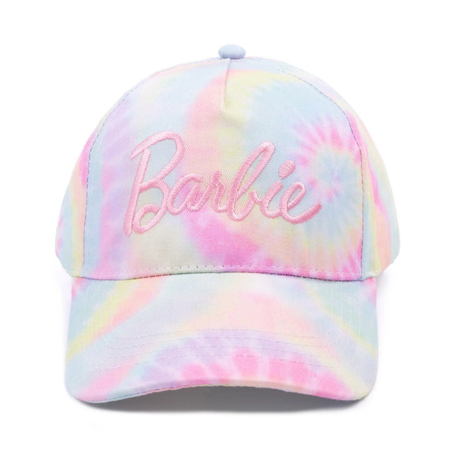 Pink - Side - Barbie Childrens-Kids Tie Dye Cap