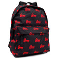 Black-Red - Side - David Bowie Logo Knapsack