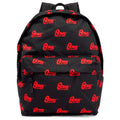 Black-Red - Front - David Bowie Logo Knapsack