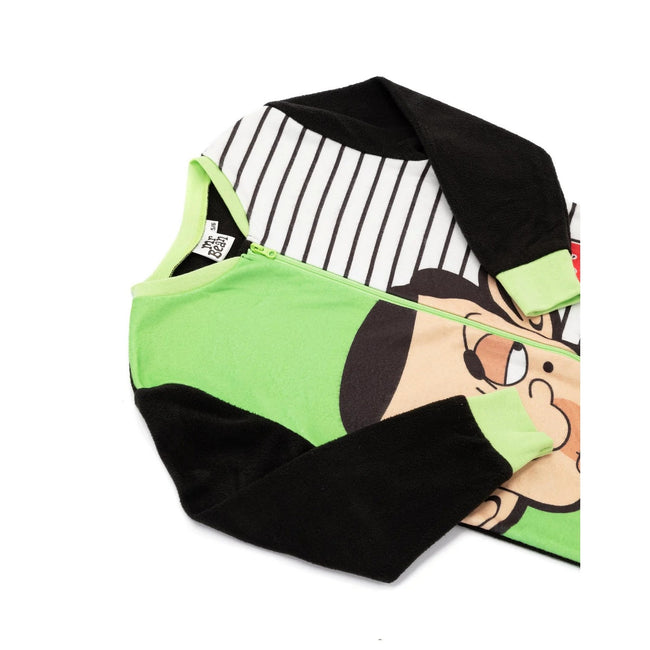 Green-White-Black - Back - Mr Bean Childrens-Kids Sleeper