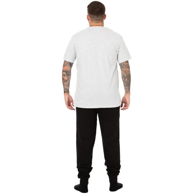 Gray-Black - Back - WandaVision Mens TV Pajama Set