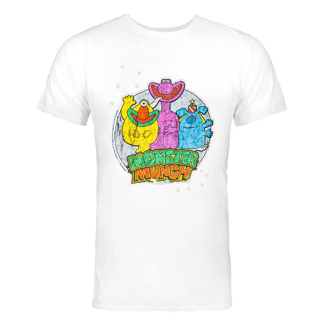 White - Front - Monster Munch Mens T-Shirt