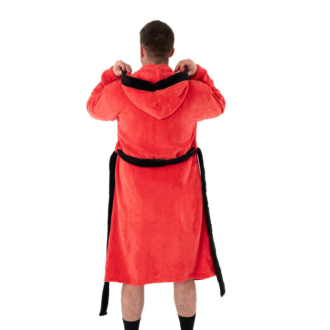 Red - Lifestyle - Star Trek Mens Logo Bathrobe