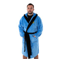 Blue - Front - Star Trek Mens Logo Bathrobe