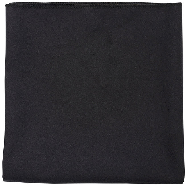 Black - Front - SOLS Atoll 70 Microfiber Bath Towel
