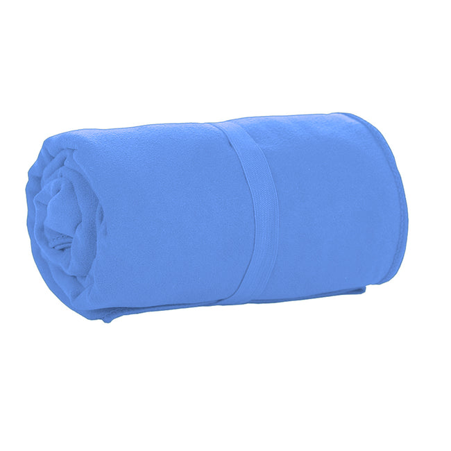 Royal Blue - Side - SOLS Atoll 70 Microfiber Bath Towel