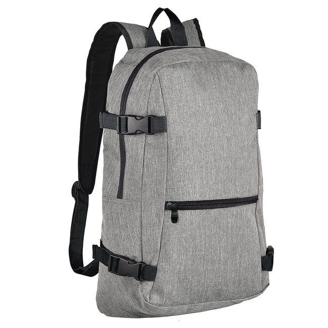 Gray Marl - Lifestyle - SOLS Unisex Wall Street Padded Backpack