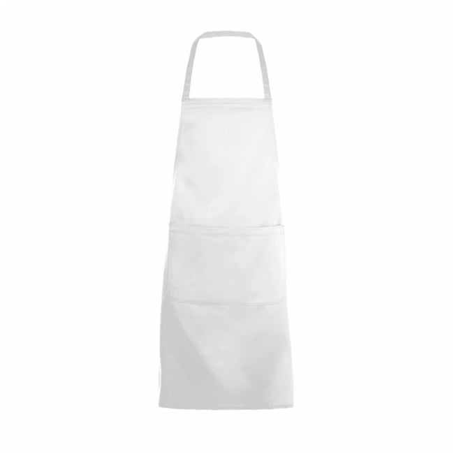 White - Front - SOLS Unisex Gramercy Bib Apron