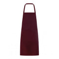 Burgundy - Front - SOLS Unisex Gramercy Bib Apron