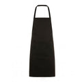 Black - Front - SOLS Unisex Gramercy Bib Apron