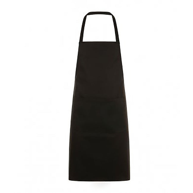 Black - Front - SOLS Unisex Gramercy Bib Apron