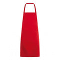 Red - Front - SOLS Unisex Gramercy Bib Apron