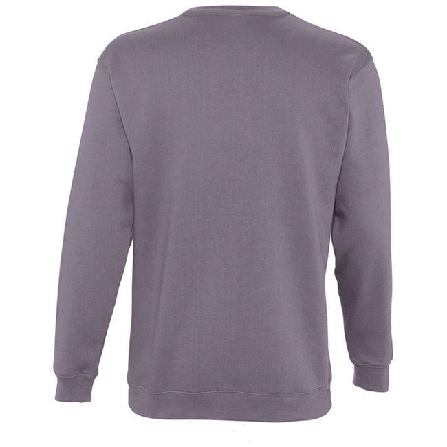 Gray - Back - SOLS Unisex Supreme Sweatshirt