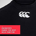 Black - Lifestyle - Canterbury Mens ThermoReg Long Sleeve Base Layer Top