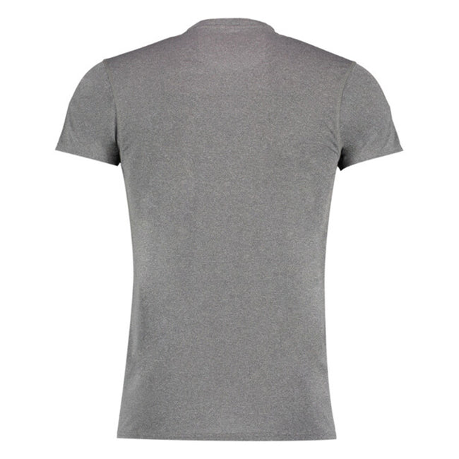 Gray Melange - Back - Gamegear Mens Compact Stretch Performance T-Shirt