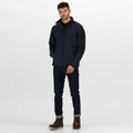 Seal Grey-Black - Back - Regatta Hydroforce Soft Shell Jacket