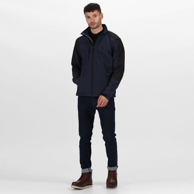Seal Grey-Black - Back - Regatta Hydroforce Soft Shell Jacket