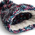 Candy Twist - Side - Beechfield Adults Twister Pom Pom Beanie
