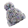 Lavender Twist - Front - Beechfield Adults Twister Pom Pom Beanie