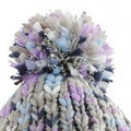 Lavender Twist - Back - Beechfield Adults Twister Pom Pom Beanie