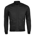 Black - Front - SOLS Unisex Roscose Bomber Jacket