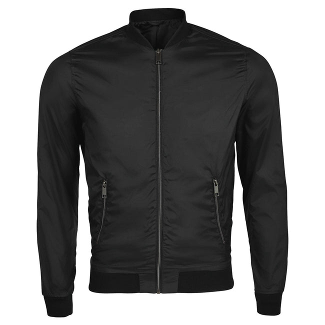Black - Front - SOLS Unisex Roscose Bomber Jacket