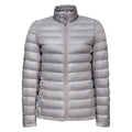Metal Gray - Front - SOLS Womens-Ladies Wilson Lightweight Padded Jacket