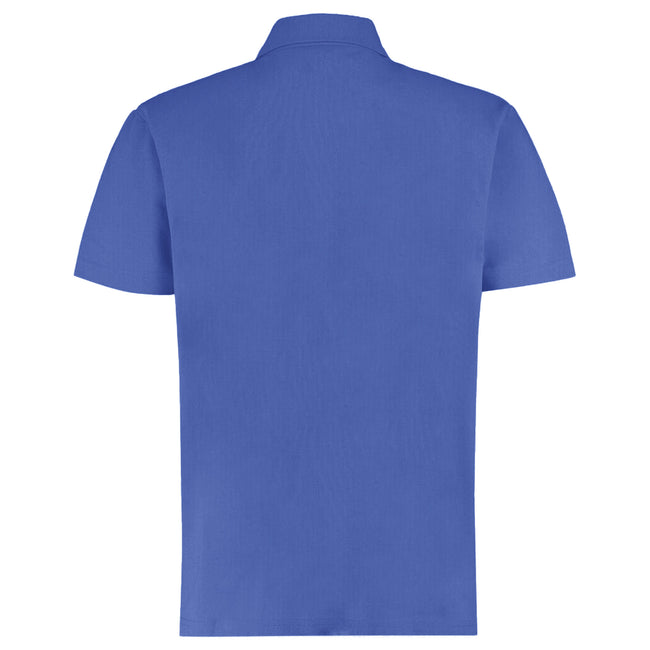 Royal Blue - Back - Kustom Kit Mens Regular Fit Workforce Pique Polo Shirt