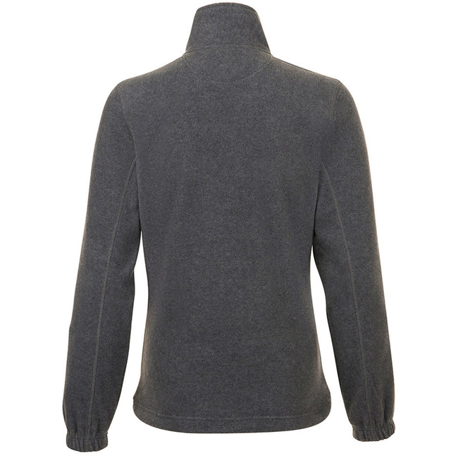 Gray Marl - Back - SOLS Womens-Ladies North Full Zip Fleece Jacket
