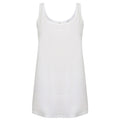 White - Front - Skinni Fit Womens-Ladies Slounge Undershirt