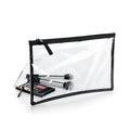 Clear-Black - Back - BagBase Clear Grab Pouch