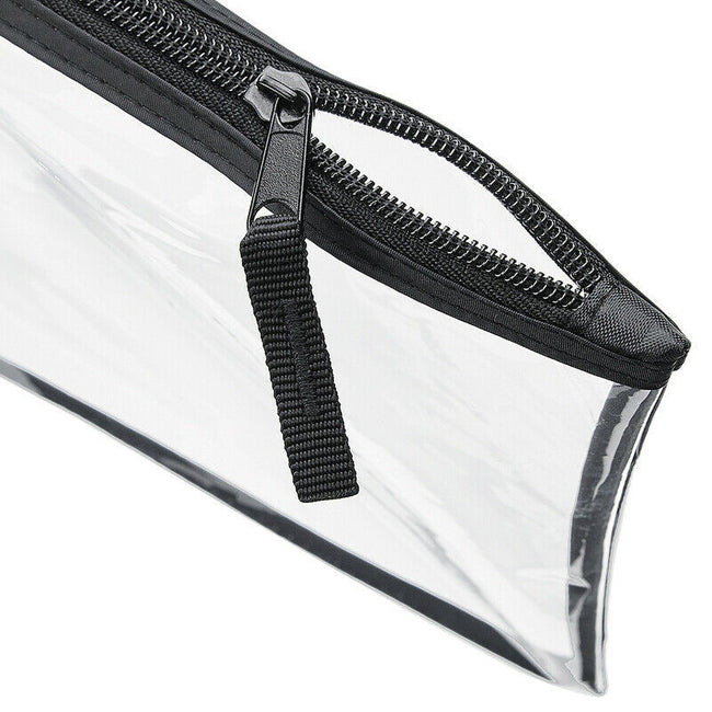 Clear-Black - Side - BagBase Clear Grab Pouch