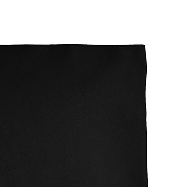Black - Back - SOLS Atoll 100 Microfiber Bath Sheet