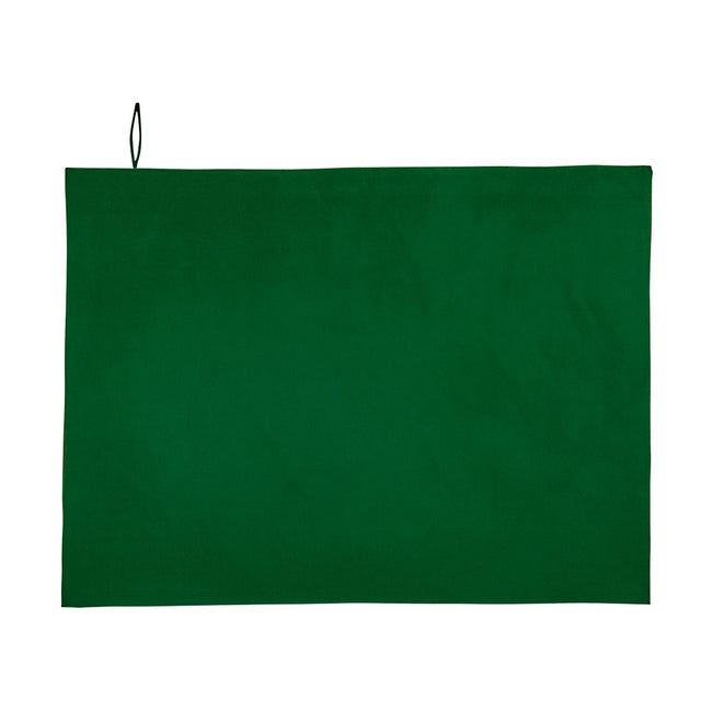 Bottle Green - Front - SOLS Atoll 100 Microfiber Bath Sheet