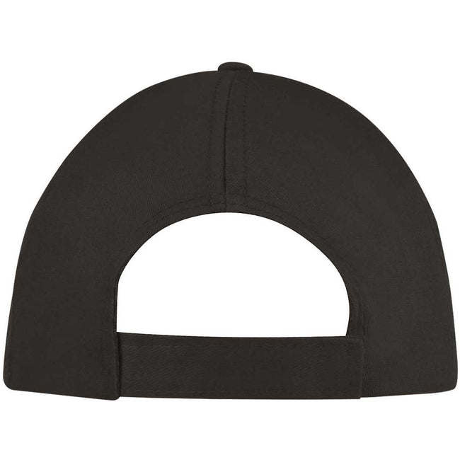 Dark Gray - Back - SOLS Unisex Buzz 5 Panel Baseball Cap