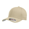 Stone - Front - Flexfit Unisex Wooly Combed Cap
