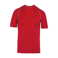 Sporty Red - Front - Proact Adults Unisex Surf T-Shirt
