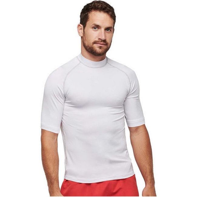 White - Back - Proact Adults Unisex Surf T-Shirt