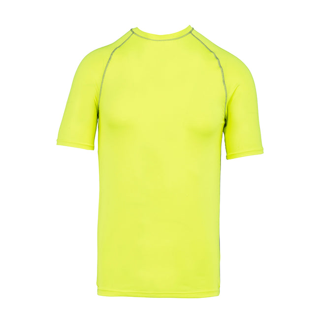 Fluorescent Yellow - Front - Proact Adults Unisex Surf T-Shirt