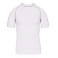 White - Front - Proact Adults Unisex Surf T-Shirt