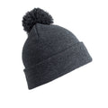 Gray - Front - Result Core Pom Pom Beanie