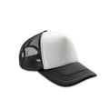 Black-White - Front - Result Core Half Mesh Truckers Cap