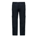 Black - Front - Kariban Adults Unisex Multi-Pocket Cargo Pants