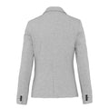 Light Gray Heather - Back - Kariban Womens-Ladies Knitted Blazer