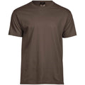 Chocolate Brown - Front - Tee Jays Mens Sof T-Shirt