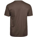 Chocolate Brown - Back - Tee Jays Mens Sof T-Shirt