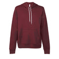 Maroon - Front - Canvas Unisex Pullover Hoodie