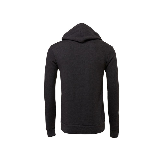 Dark Gray Heather - Back - Canvas Unisex Pullover Hoodie