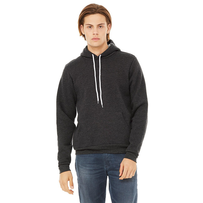 Dark Gray Heather - Lifestyle - Canvas Unisex Pullover Hoodie
